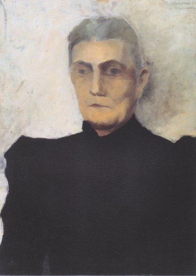 Brustbild einer alten Frau von Paula Modersohn Becker